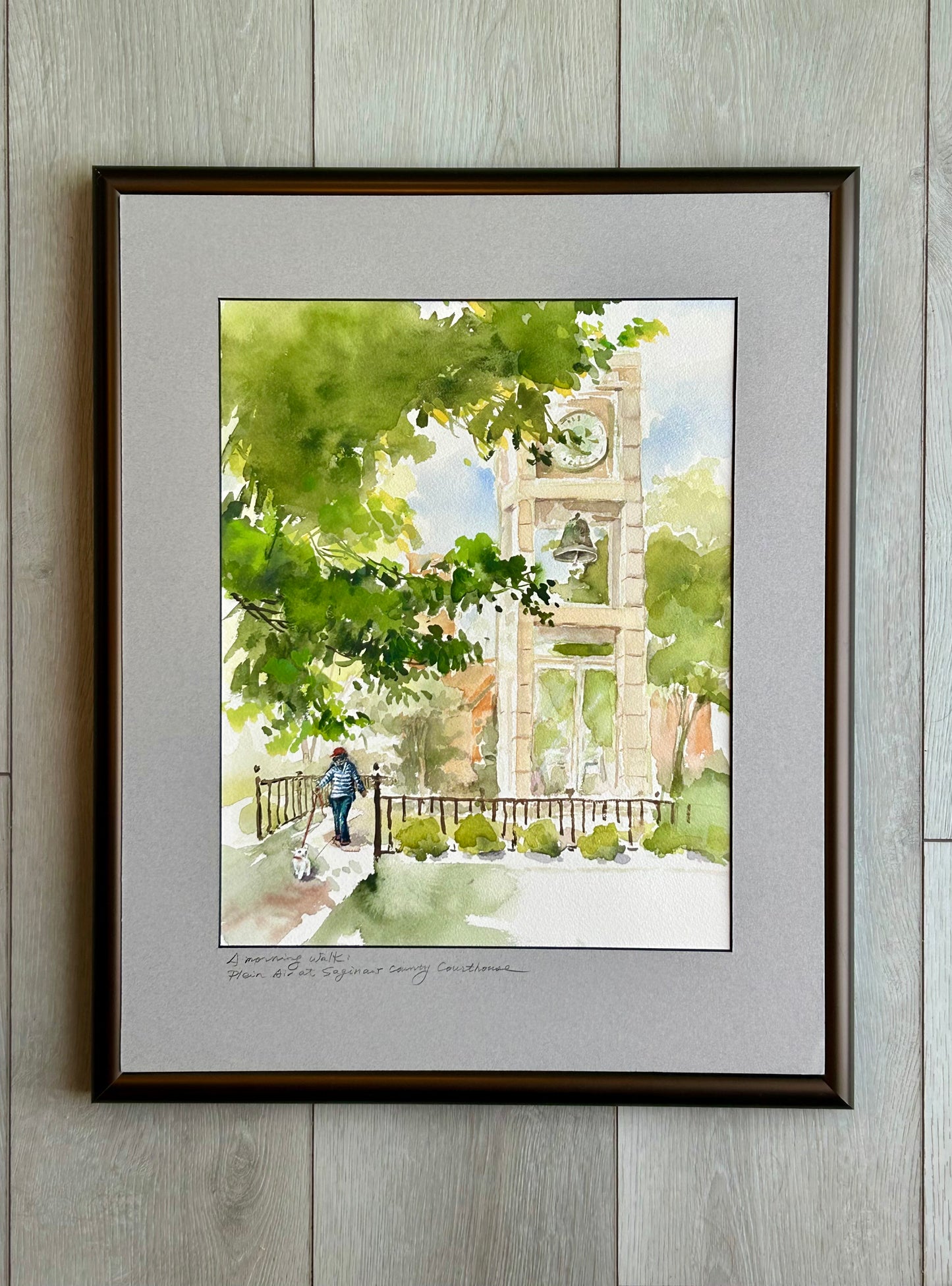 Plein Air by the Saginaw Courthouse